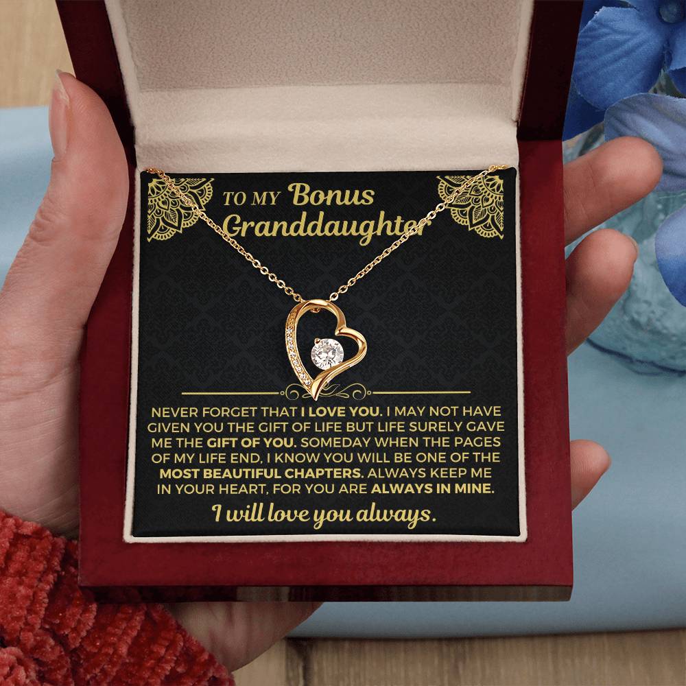 To My Bonus Granddaughter - Forever Love Gift Set - SS558BG