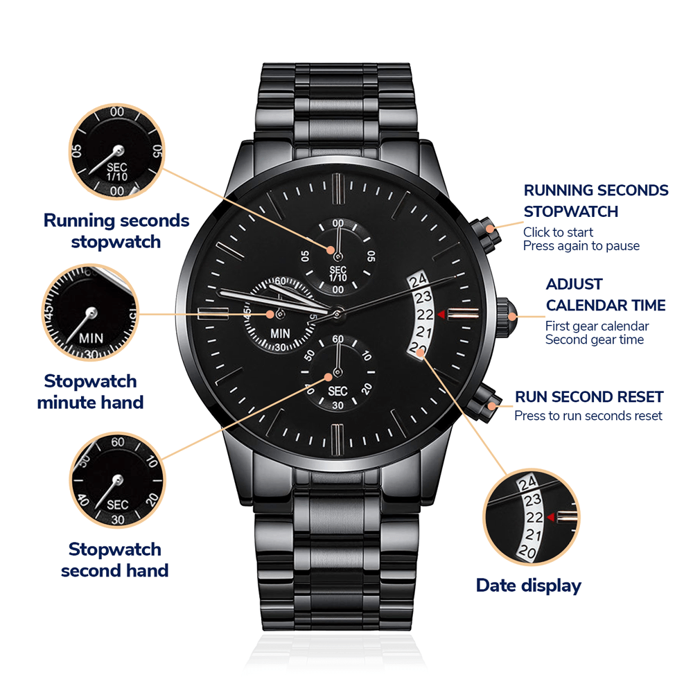 To My Dad - Engraved Premium Watch - SS218