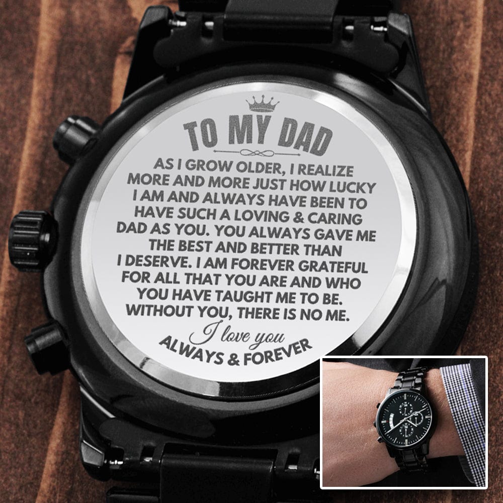 To My Dad - Engraved Premium Watch - SS218