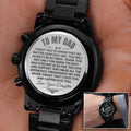 To My Dad - From Daughter - Engraved Premium Watch - SS236