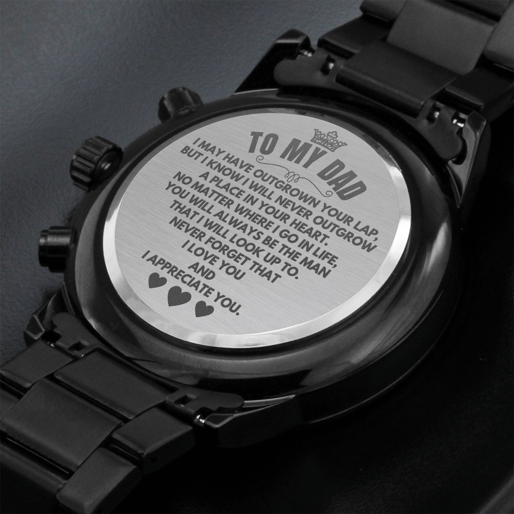To My Dad - The Man - Engraved Premium Watch - SS244