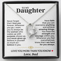 To My Daughter - Dad - Love You More Than You Know - Gift Set - SS604D