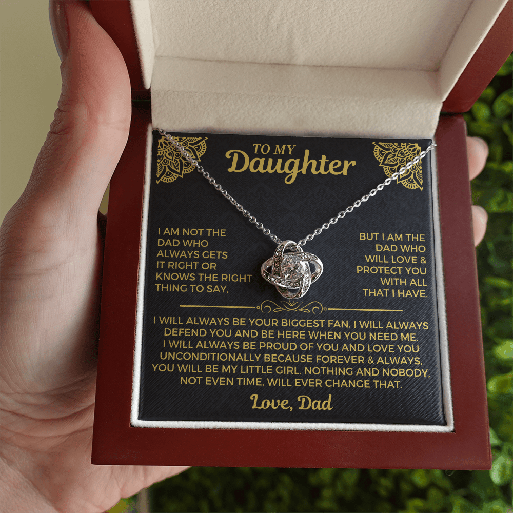 To My Daughter - Divorce/Weekend Dad - Love Knot Gift Set - SS559