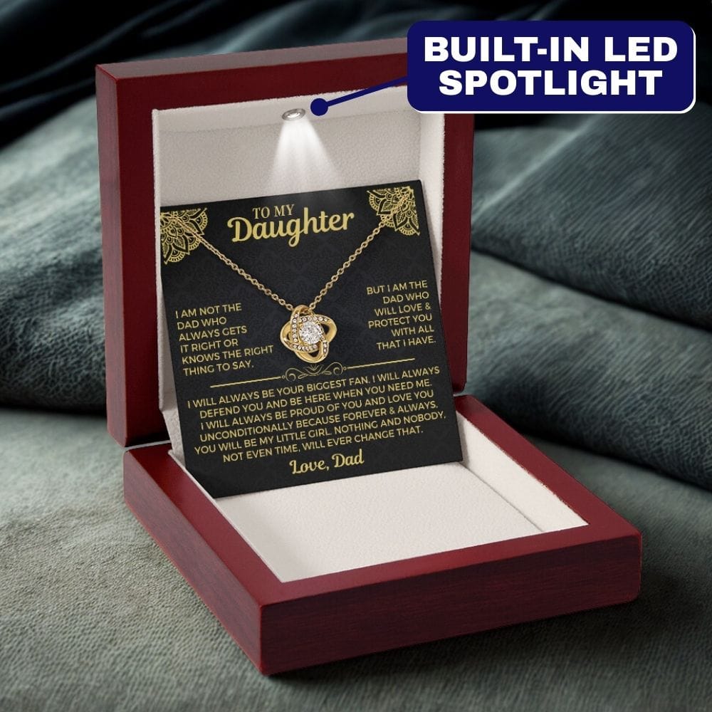 To My Daughter - Divorce/Weekend Dad - Love Knot Gift Set - SS559