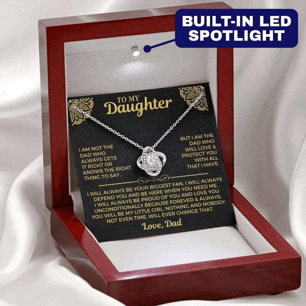 To My Daughter - Divorce/Weekend Dad - Love Knot Gift Set - SS559