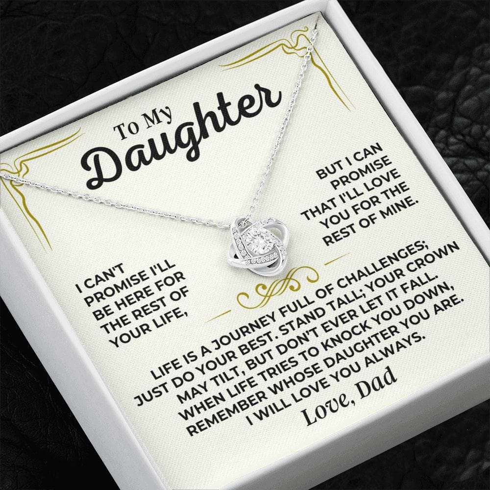 To My Daughter - Love Dad - Love Knot Gift Set - SS433V2