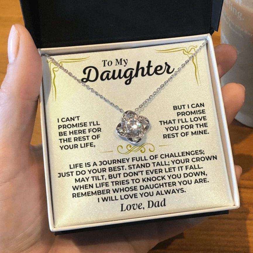 To My Daughter - Love Dad - Love Knot Gift Set - SS433V2