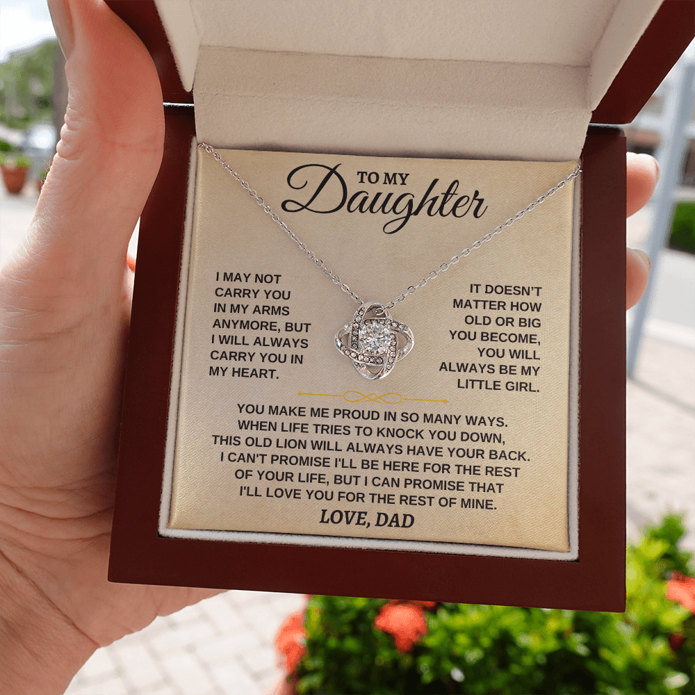 To My Daughter - Love Dad - Necklace Gift Set - SS271