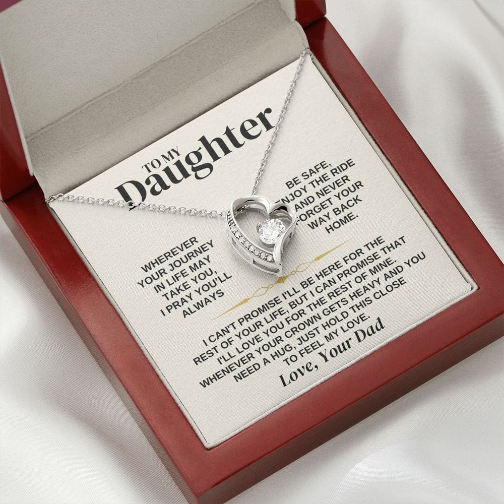 To My Daughter - Love Dad - Necklace Gift Set - SS308