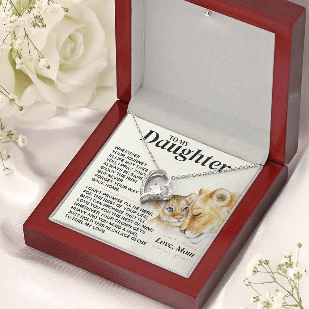 To My Daughter - Love Mom - Necklace Gift Set - SS308V2