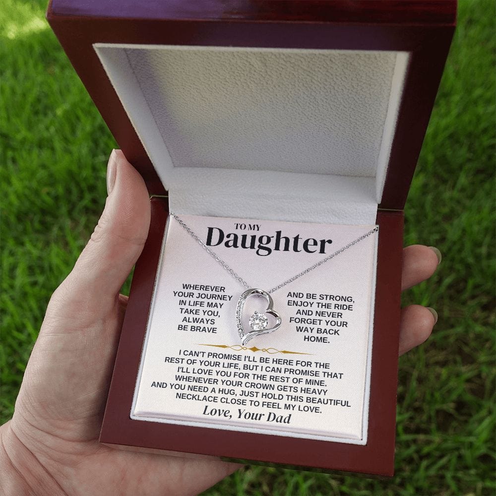 To My Daughter - Love Dad - Necklace Gift Set - SS310D