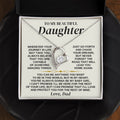 To My Daughter - Love Dad - Necklace Gift Set - SS324D