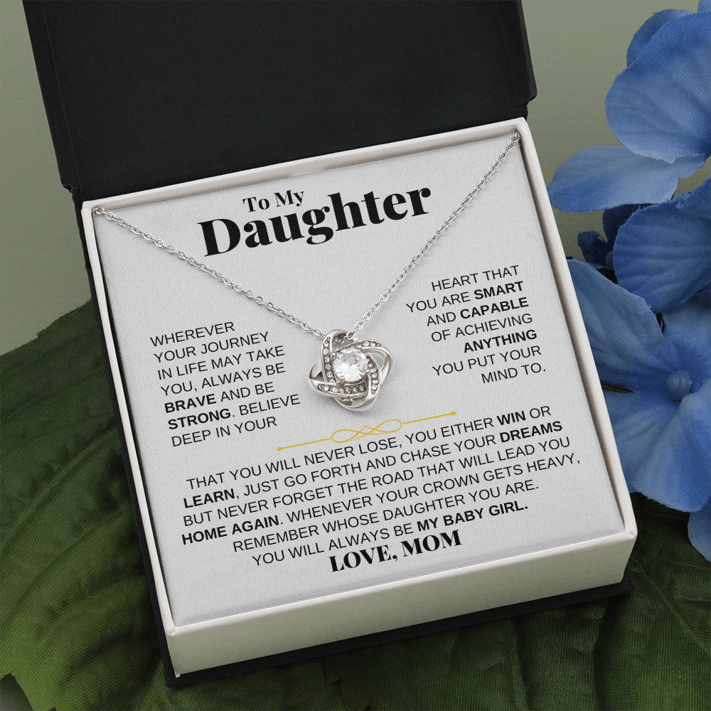 To My Daughter - Love Knot Gift Set - From Mom - SS204LKM