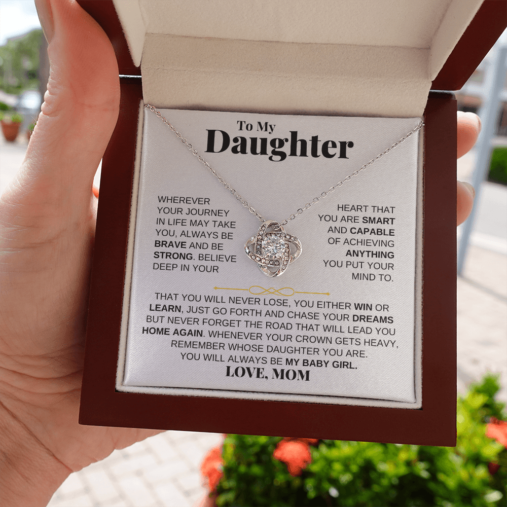 To My Daughter - Love Knot Gift Set - From Mom - SS204LKM