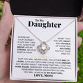 To My Daughter - Love Knot Gift Set - From Mom - SS204LKM