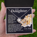 To My Daughter - Love Mom - Love Knot Gift Set - SS308V3