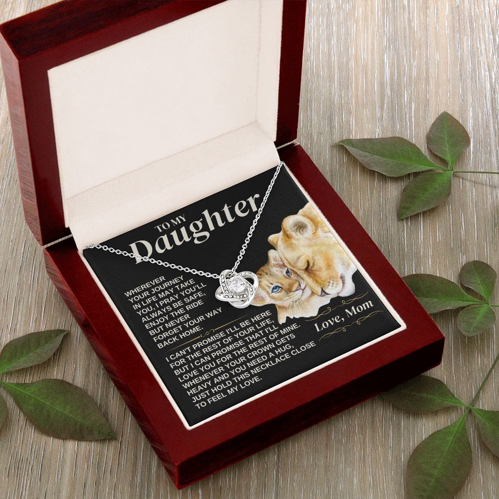 To My Daughter - Love Mom - Love Knot Gift Set - SS308V3
