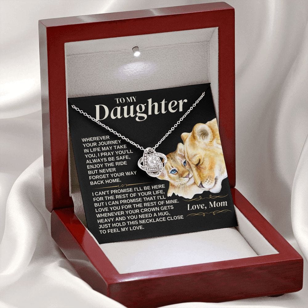 To My Daughter - Love Mom - Love Knot Gift Set - SS308V3