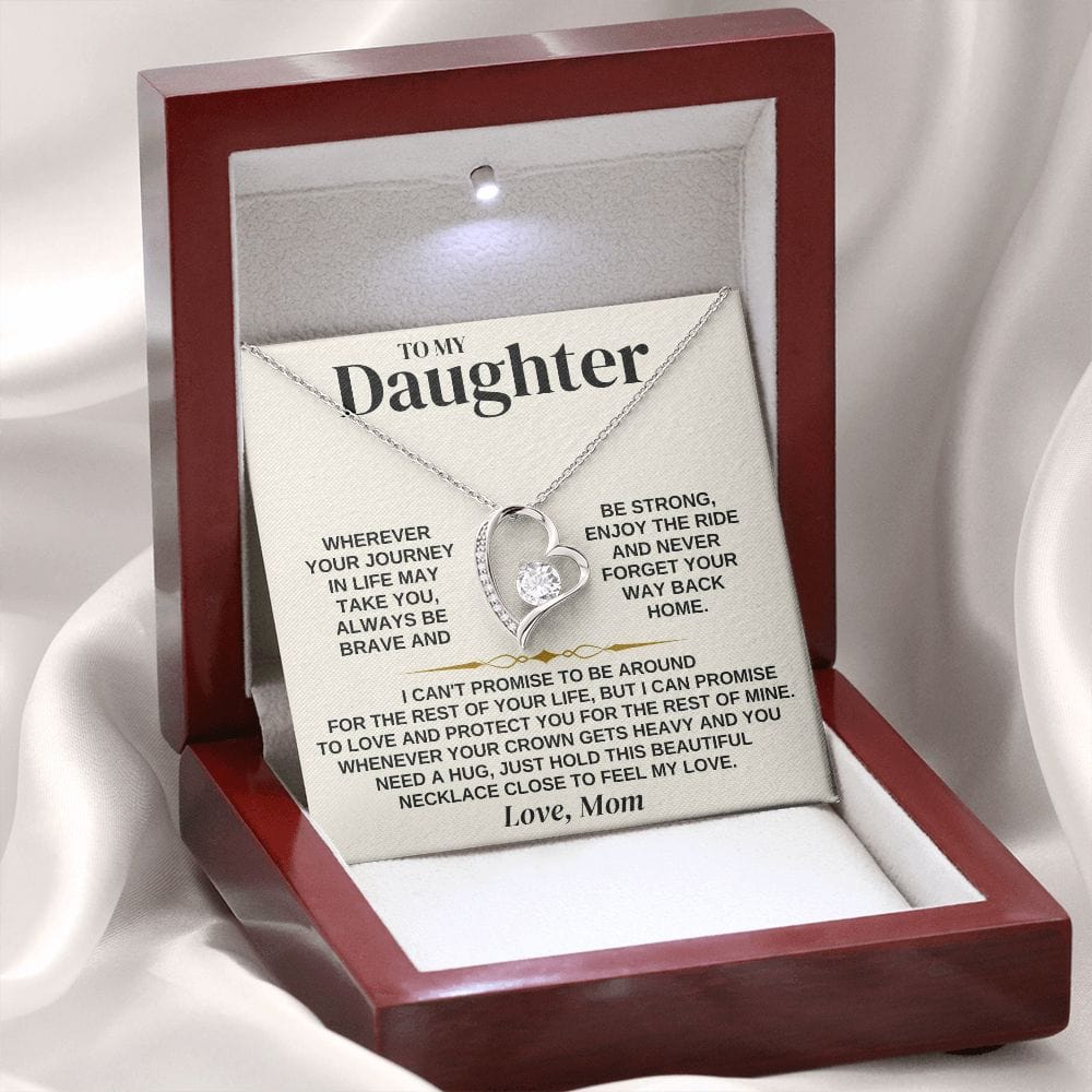 To My Daughter - Love Mom - Necklace Gift Set - SS315