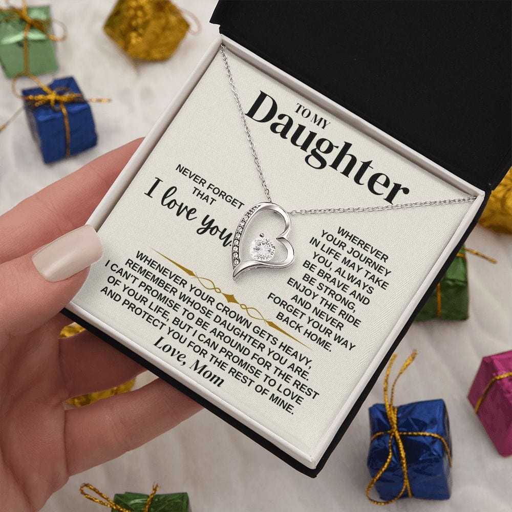 To My Daughter - Love Mom - Necklace Gift Set - SS317