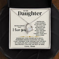 To My Daughter - Love Mom - Necklace Gift Set - SS317