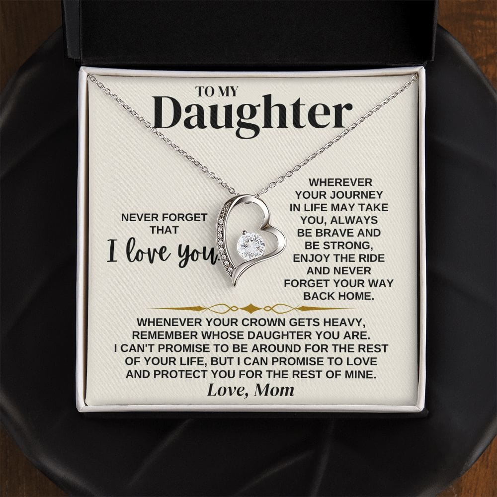 To My Daughter - Love Mom - Necklace Gift Set - SS317
