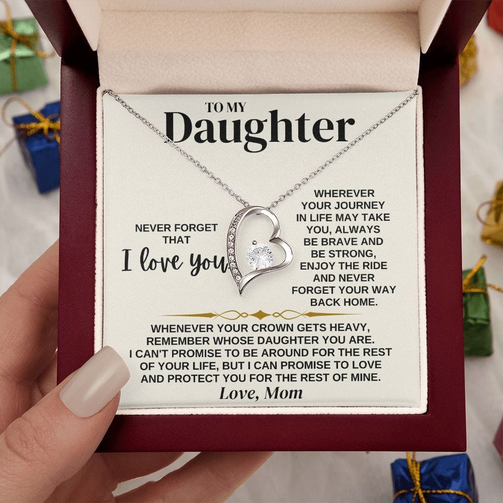 To My Daughter - Love Mom - Necklace Gift Set - SS317