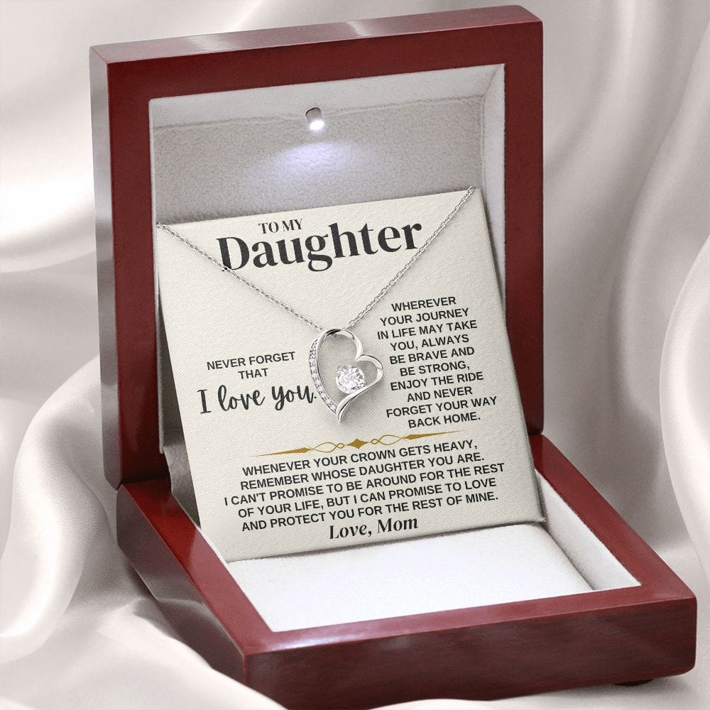 To My Daughter - Love Mom - Necklace Gift Set - SS317
