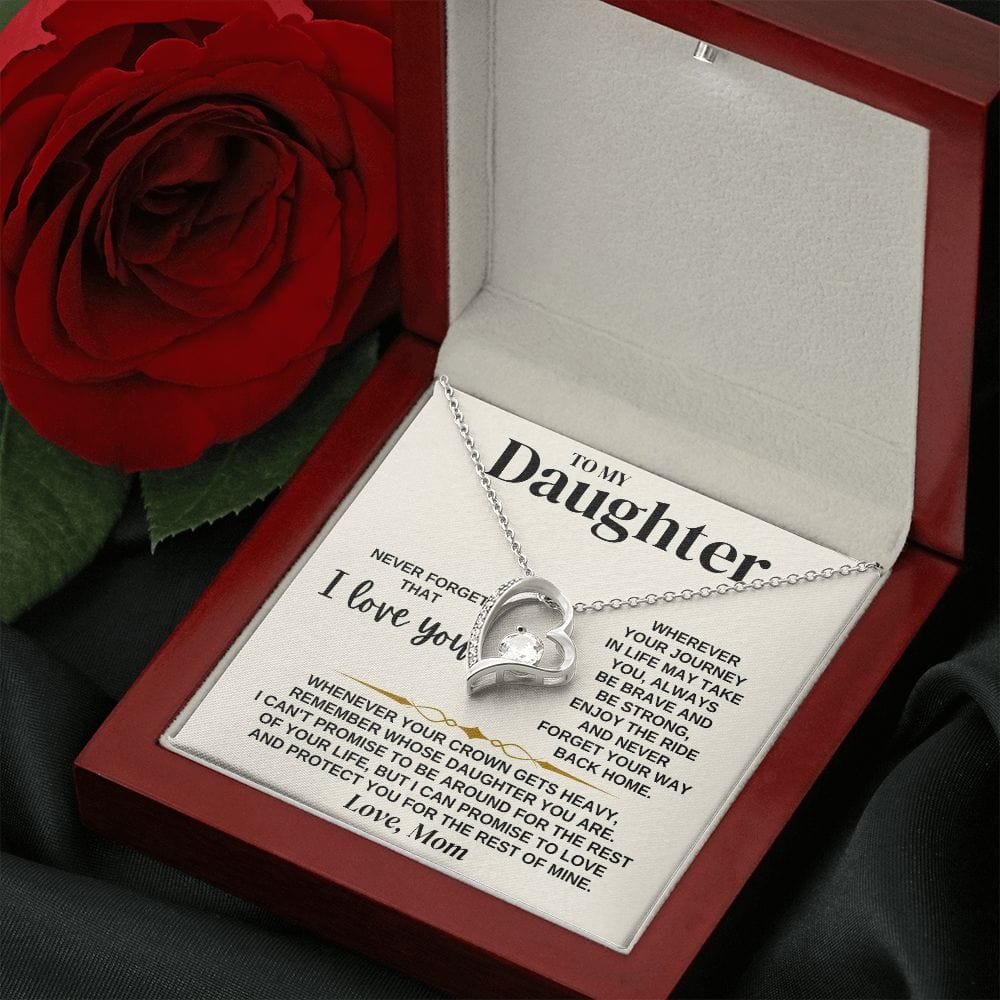 To My Daughter - Love Mom - Necklace Gift Set - SS317