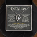 To My Daughter - Love Mom - Necklace Gift Set - SS332