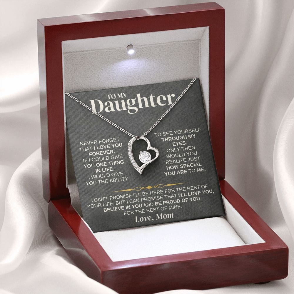 To My Daughter - Love Mom - Necklace Gift Set - SS332