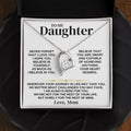 To My Daughter - Necklace Gift Set - SS346
