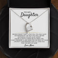To My Daughter - Love Mom - Necklace Gift Set - SS364