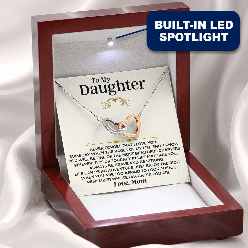 To My Daughter - Mom - Interlocked Hearts Gift Set - SS477DM