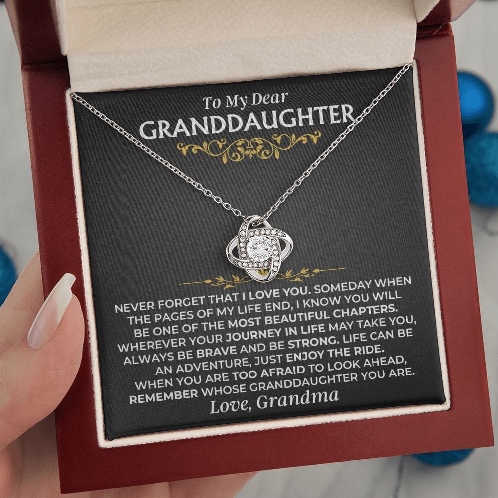 To My Dear Granddaughter - Love Knot Gift Set - SS477V2