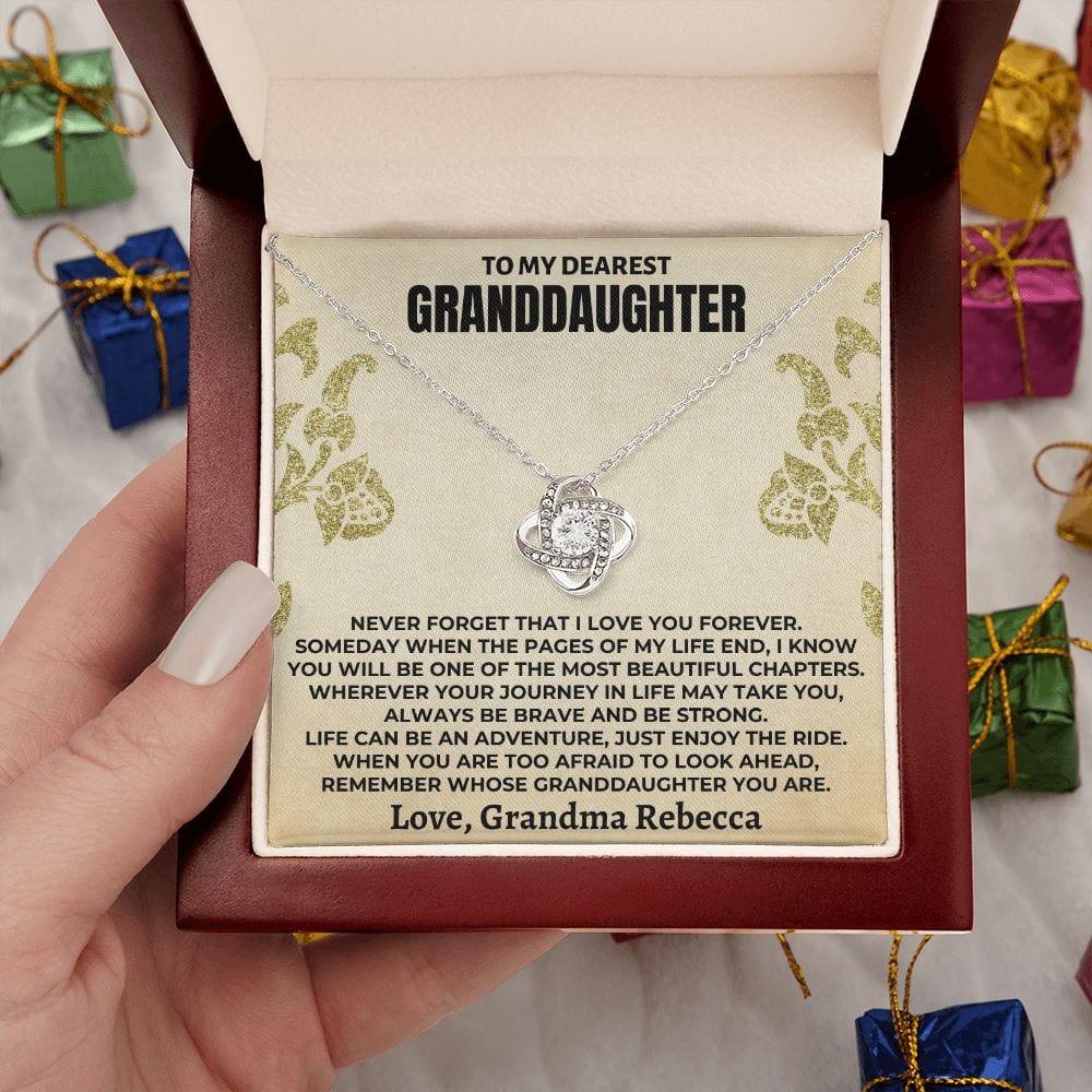 To My Dearest Granddaughter - Love Knot Gift Set - SS477V5