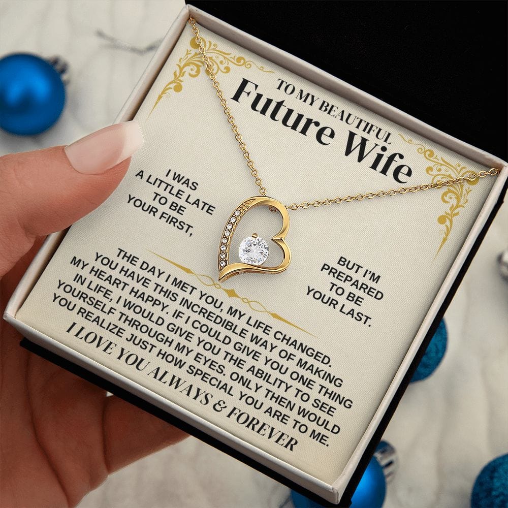 To My Future Wife - Forever Love Necklace Gift Set - SS338