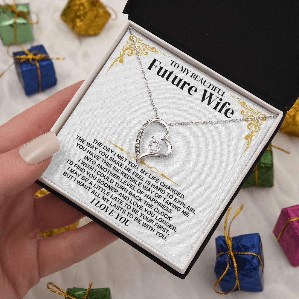 To My Future Wife - Forever Love Necklace Gift Set - SS339