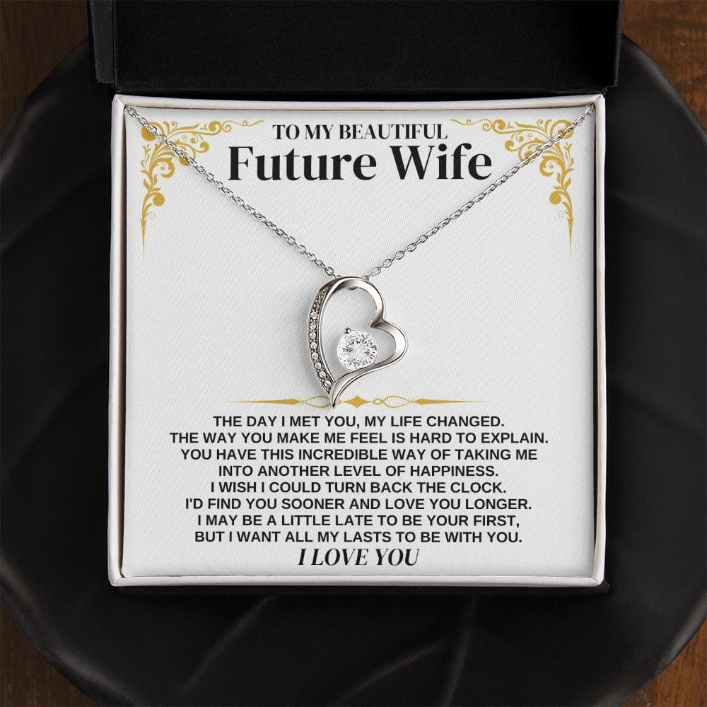 To My Future Wife - Forever Love Necklace Gift Set - SS339