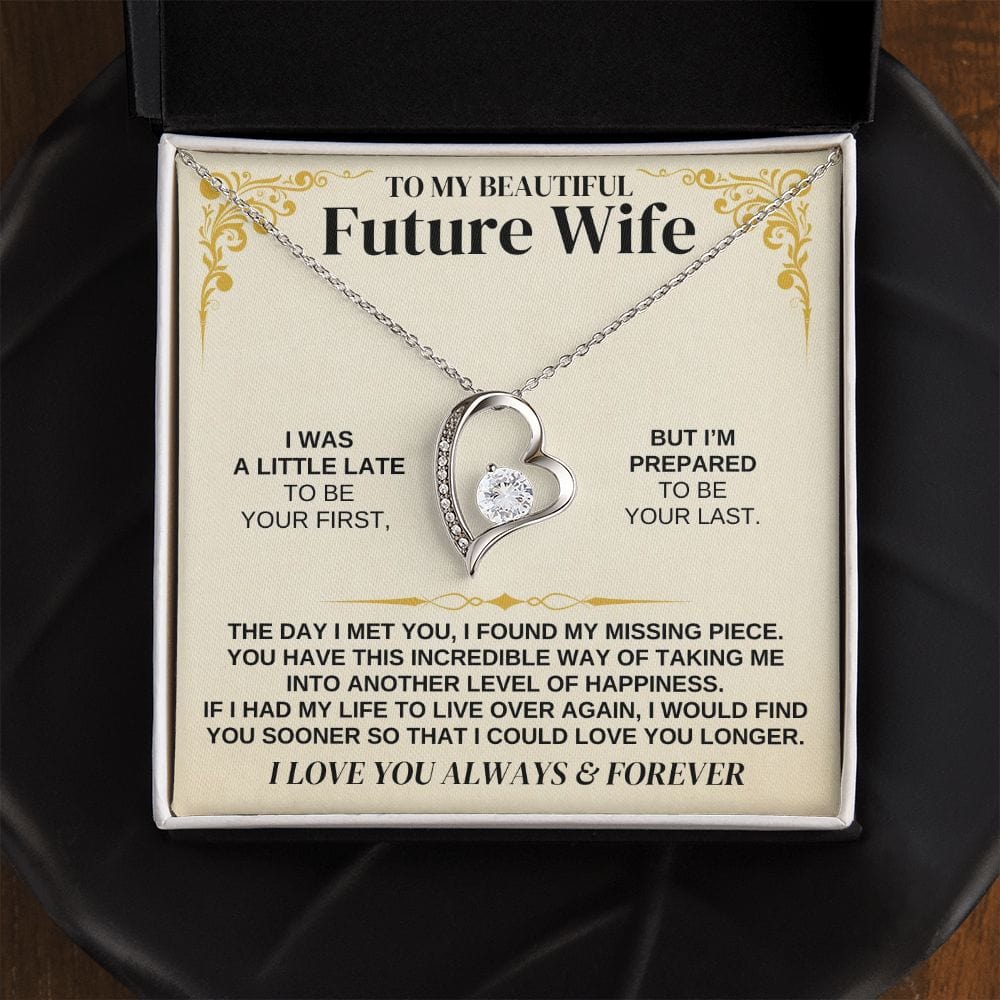 To My Future Wife - Forever Love Necklace Gift Set - SS340