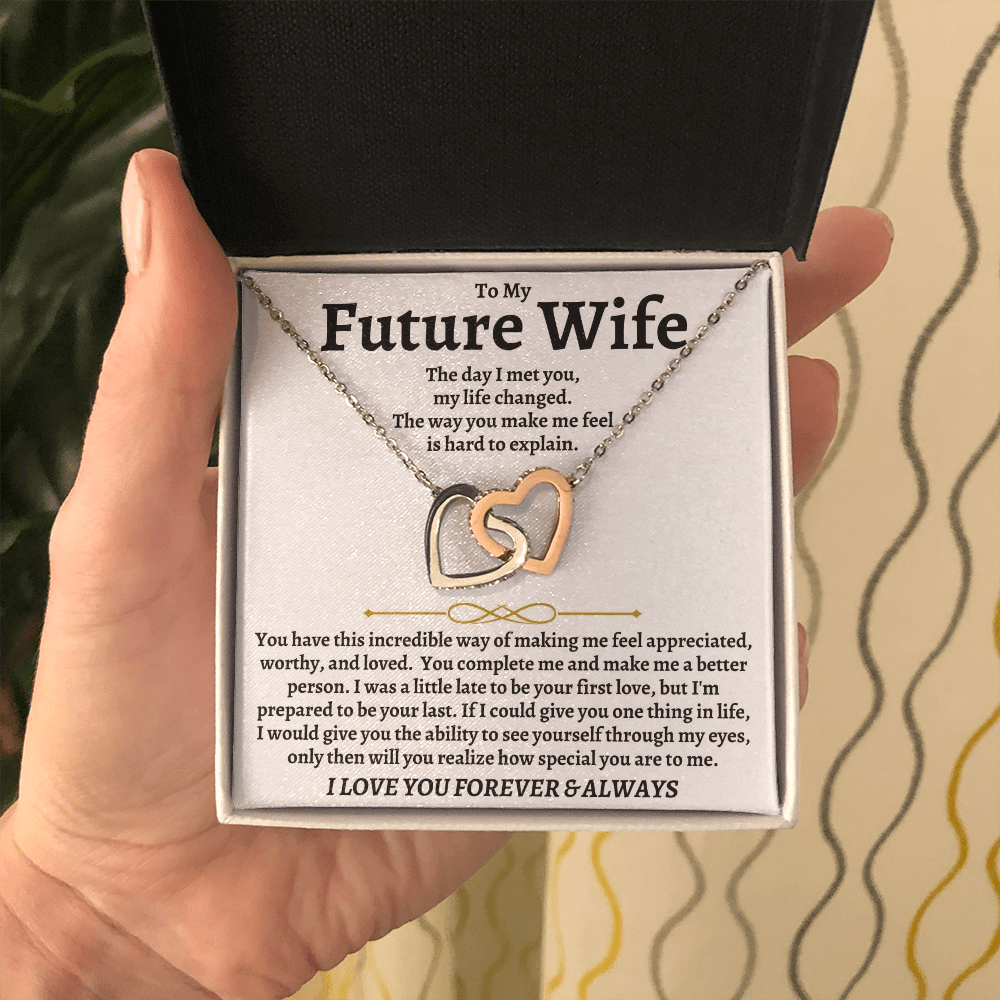 To My Future Wife - Intertwined Hearts Gift Set - SS40