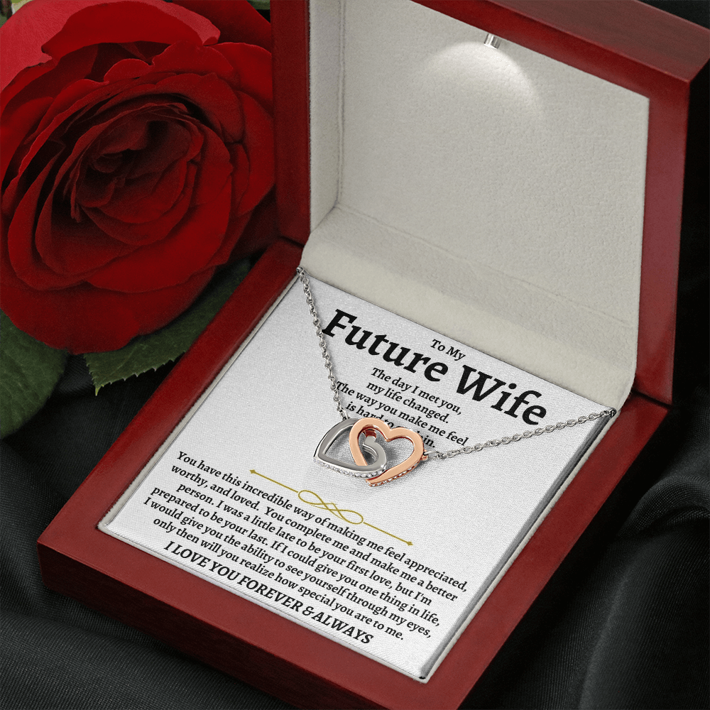 To My Future Wife - Intertwined Hearts Gift Set - SS40