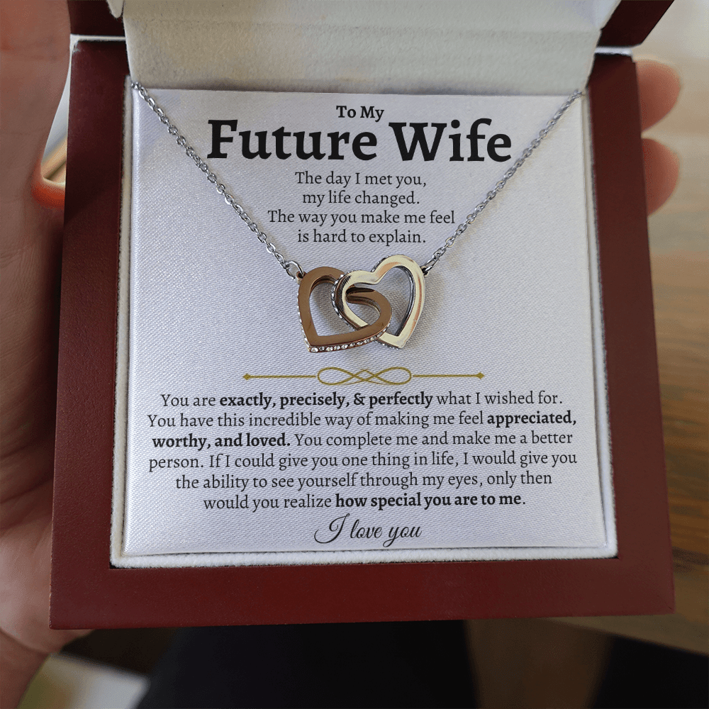 To My Future Wife - Intertwined Hearts Gift Set - SS41