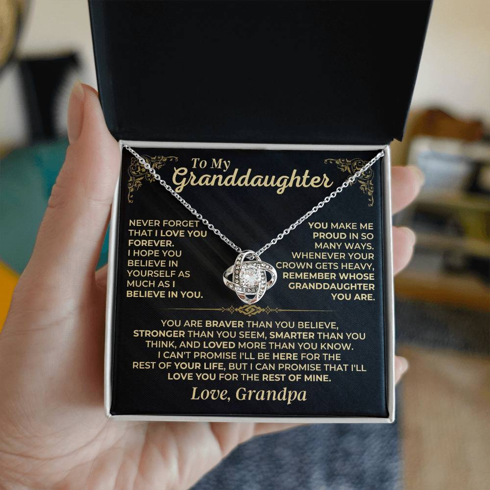 To My Granddaughter - Personalized Sign-Off - Gift Set - SS490GP
