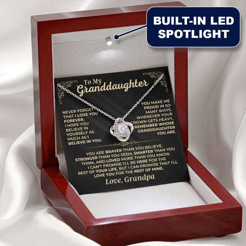 To My Granddaughter - Personalized Sign-Off - Gift Set - SS490GP