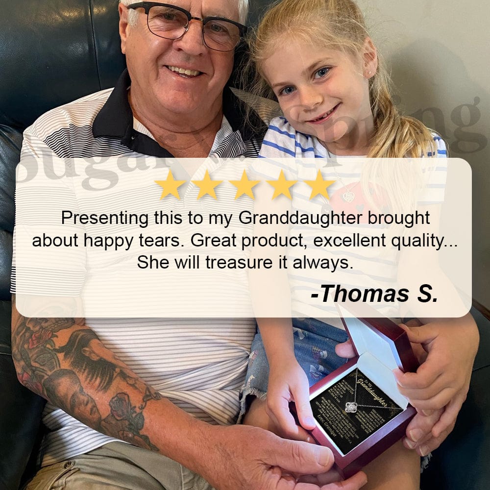 To My Granddaughter - Personalized Sign-Off - Gift Set - SS490GP