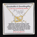 To My Granddaughter - Beautiful Linked Hearts Gift Set - SS394