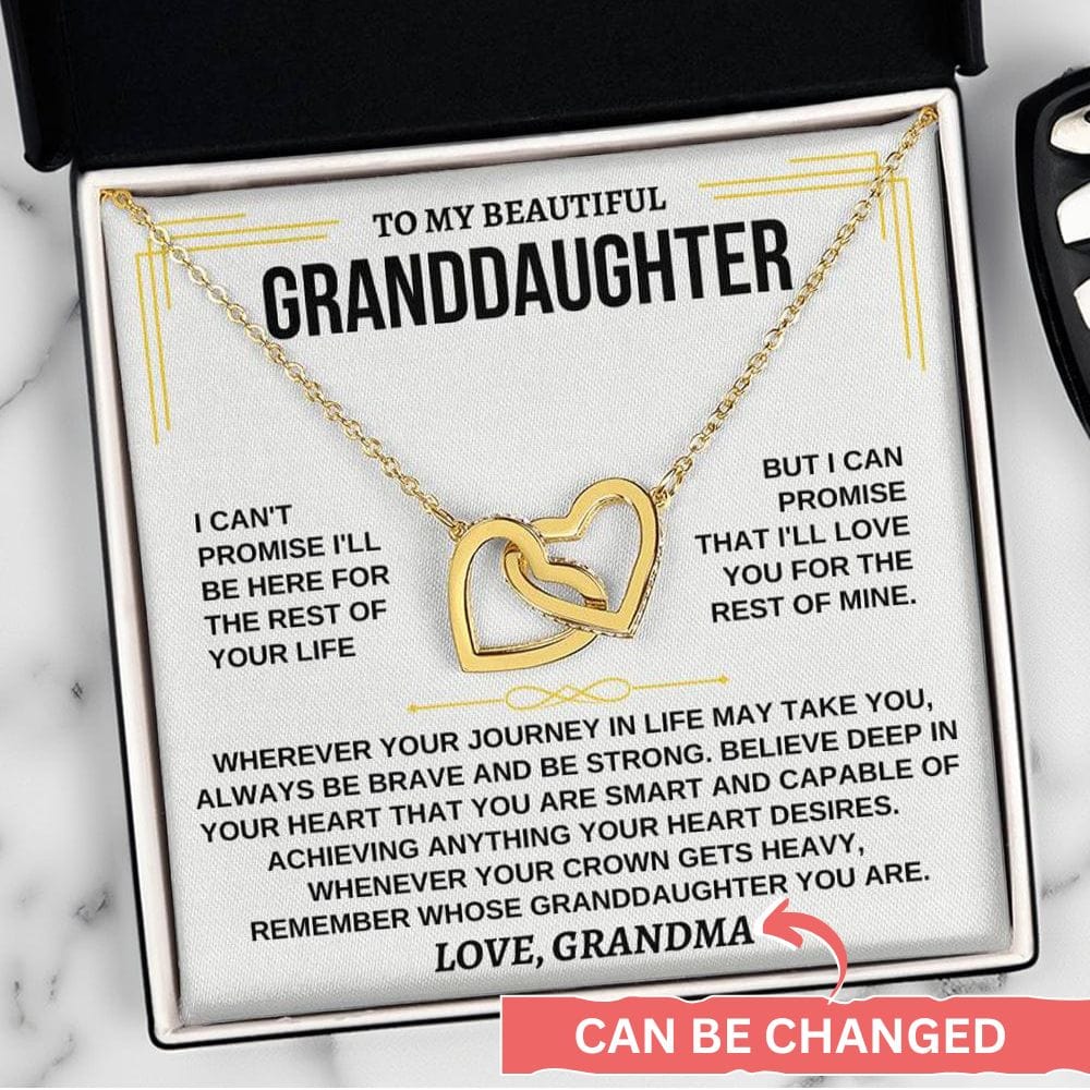 To My Granddaughter - Forever Linked Hearts - Gift Set - SS117GM