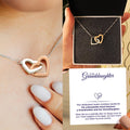 To My Granddaughter - From Grandma - Interlocked Hearts Gift Set - SS105