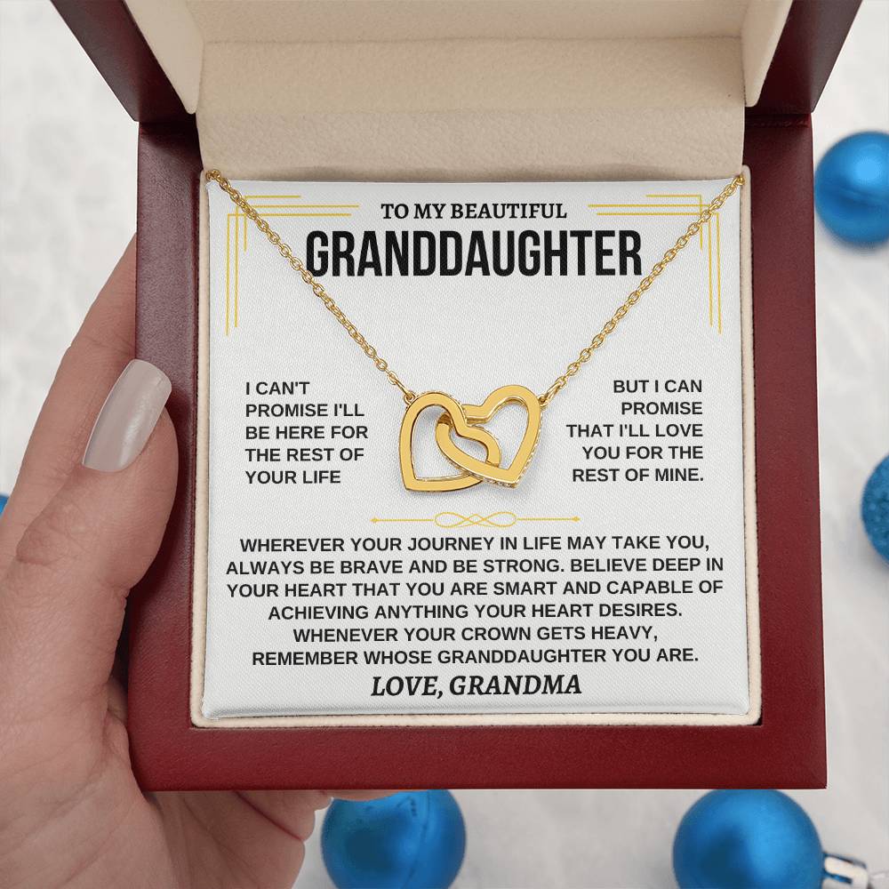 To My Granddaughter - Forever Linked Hearts - Gift Set - SS117GM